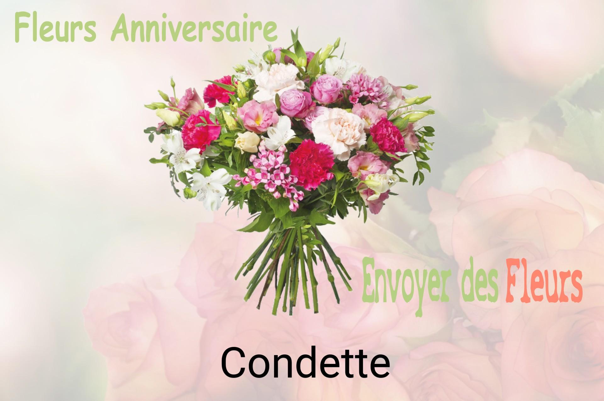 Bouquet de fleurs d’anniversaire livré à Condette